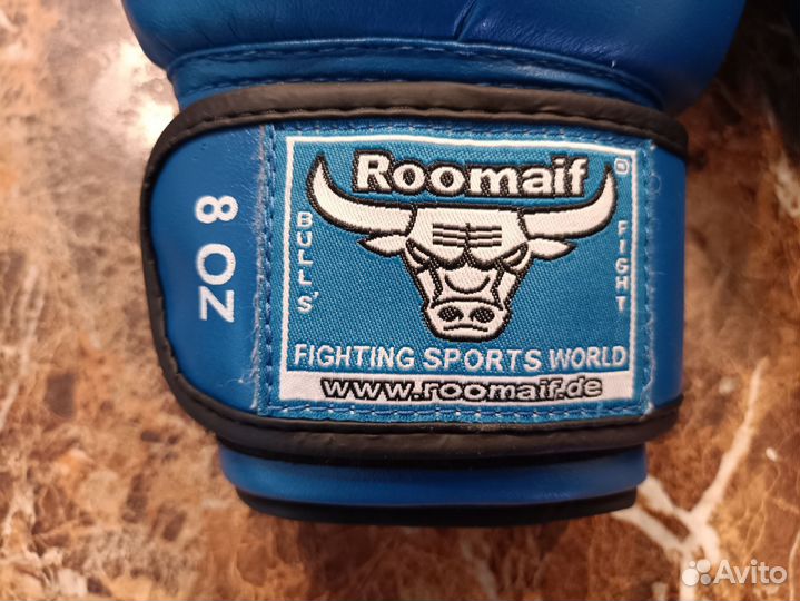 Боксерские перчатки Roomaif RBG-102 Dx Blue 8 oz