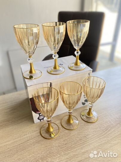 Фужеры турецкие новые 6шт