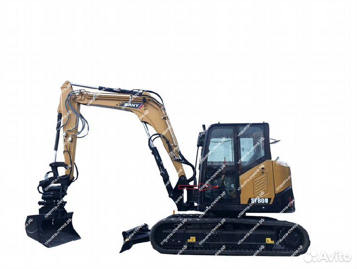 Стекло для мини-экскаватора sany SY80U с доставкой