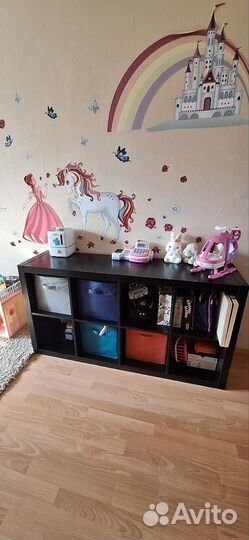 Стеллаж IKEA каллакс 8 ячеек