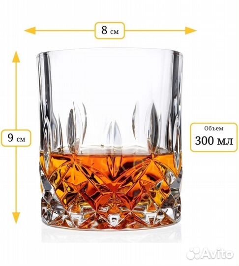 Стаканы элитного алкоголя