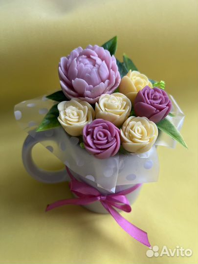 Мыльные букеты