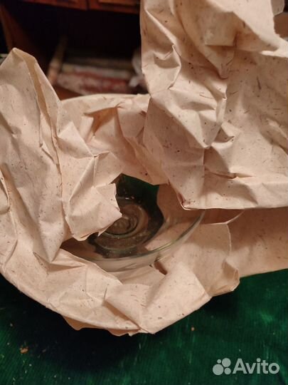 Ваза-конфетница, на ножке стекло СССР