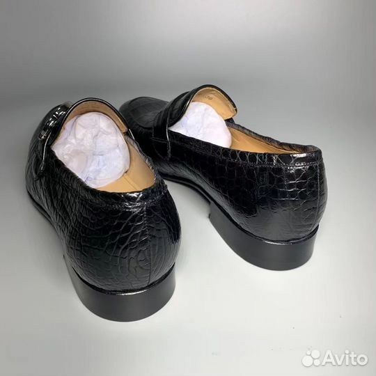 Мужская обувь из кожи крокодила, премиум класса