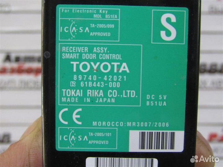 Блок управления центральным замком Toyota Rav 4