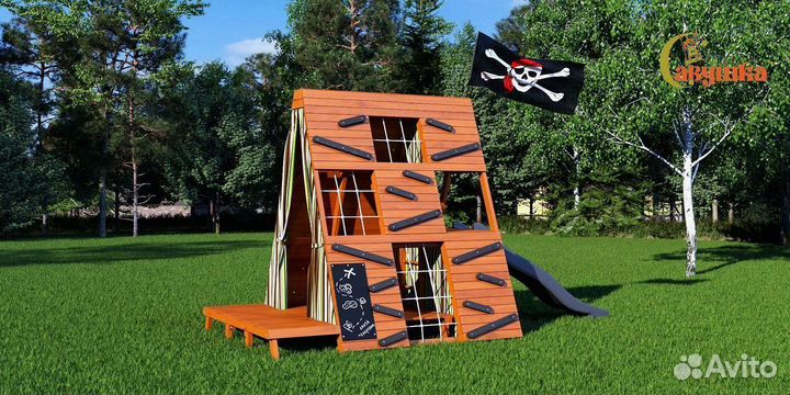 Игровая площадка для улицы Савушка База 3