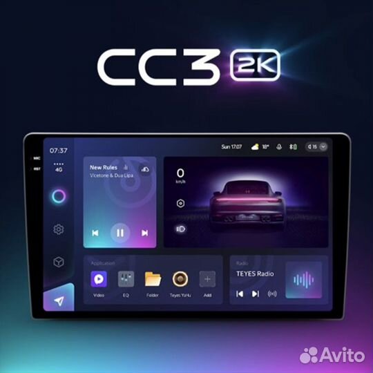 Teyes CC3 2K Toyota LC 100 версия C