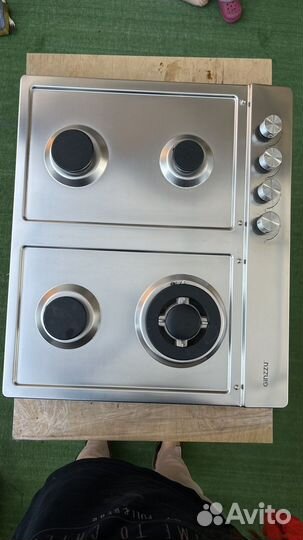 Газовая варочная панель 4 конфорки Ginzzu