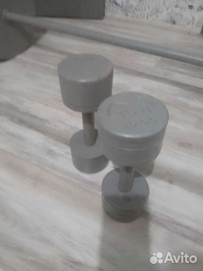 Гантели 5.5 кг 2 шт