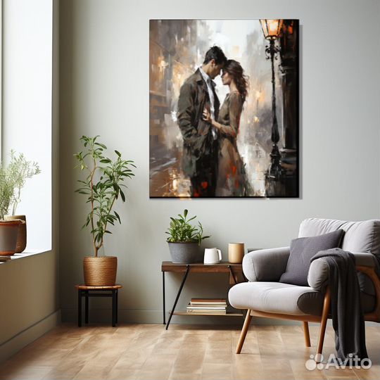 Картина акрилом на холсте 