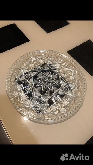 Хрустальная ваза, салатник сср