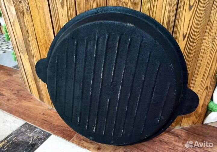 Чугунная сковорода крышка для казана