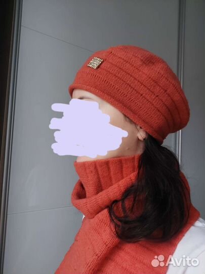 Комплект берет и шарф