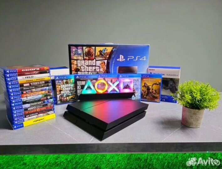 Sony playstation 4 + 50 игр / Гарантия