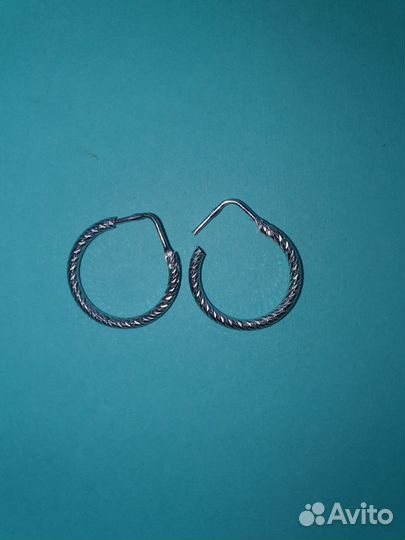 Серебряные серьги