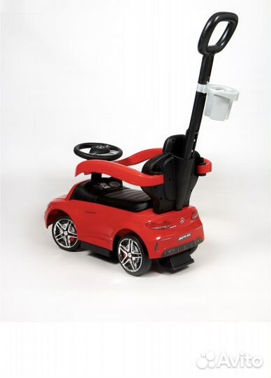 Машинка каталка толокар с ручкой
