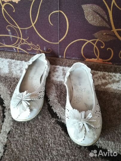 Детские балетки натуральная кожа