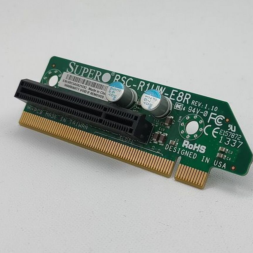 [RSC-R1UW-E8R] Riser Card Supermicro, 1u, Pci-E X8