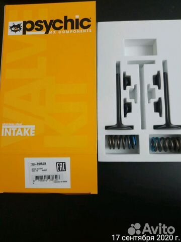 Впускные клапана с пружинами Psychic MX XU-09164IK