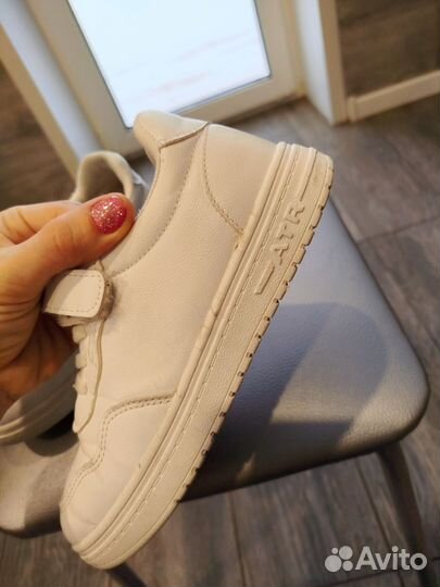 Кеды белые детские унисекс 34 размер