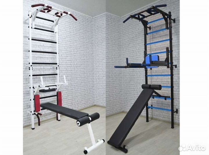 Шведская стенка усиленная Брусья Скамья