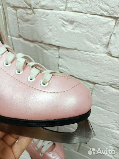 Коньки женские розовые 37 размер