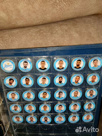 Коллекция 5 рублёвых монет Зенит