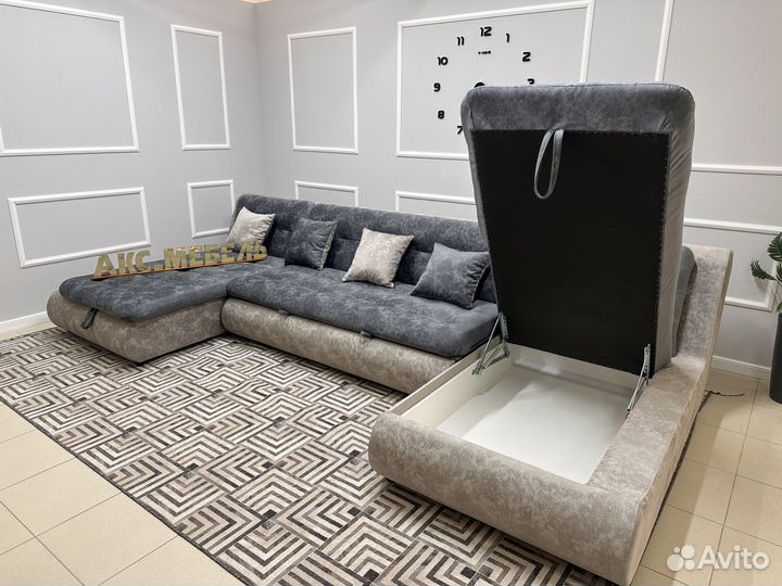 Угловой диван п образный
