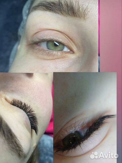 Наращивание ресниц от классики- до 6д