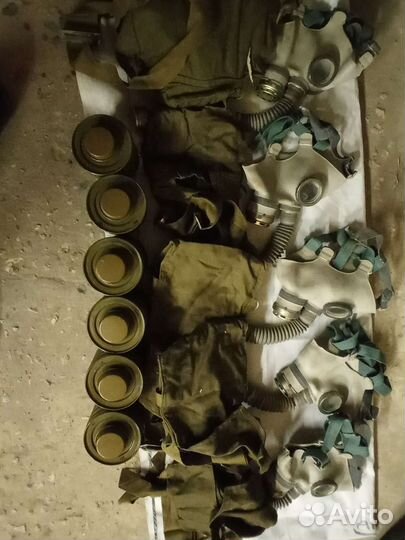 Противогаз дп-6М, Фильтр дп-6М и сумки