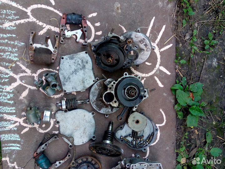 Запчасти для мопеда СССР, двигателю д6,д8,ш57