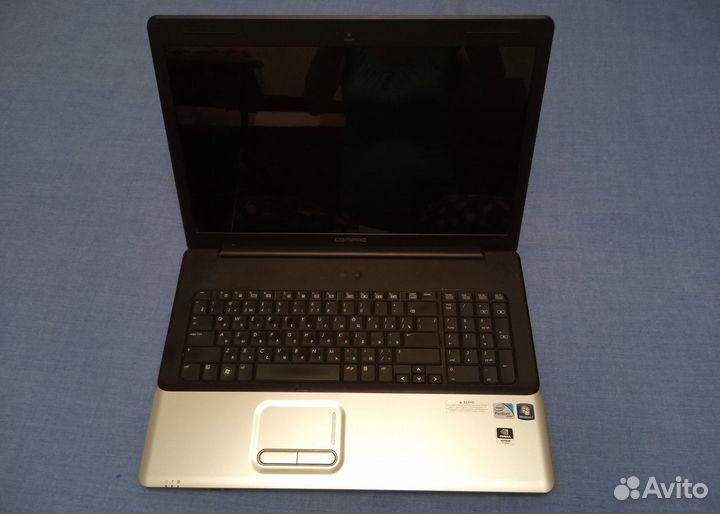 Ноутбук HP Compaq 17'', рабочий, но есть проблемы