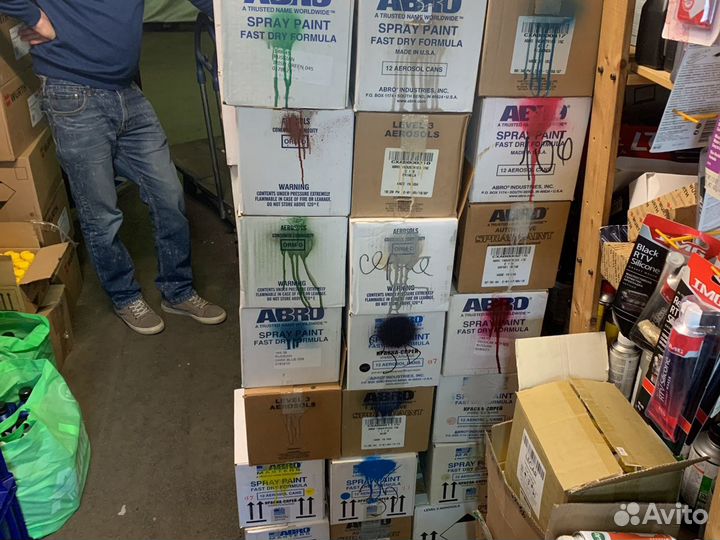 Краска для авто графити дома abro