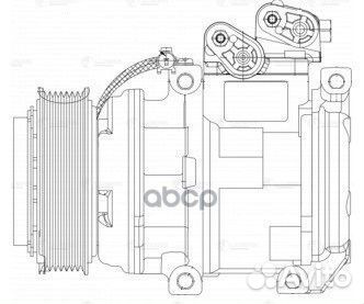 Компрессор кондиционера KIA sorento 02- lcac 08