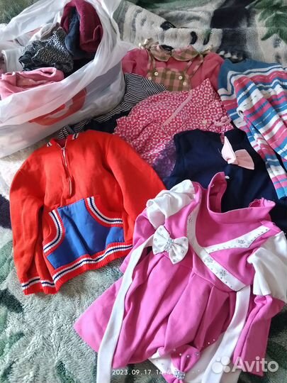 Вещи пакетом на девочку
