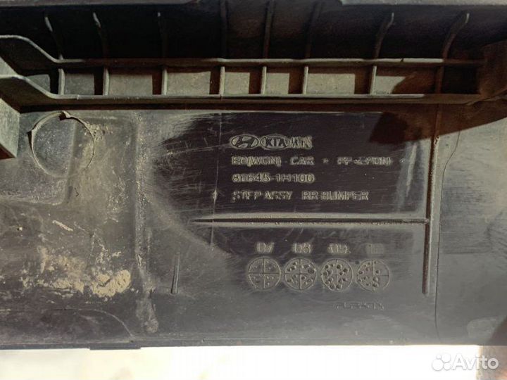 Накладка бампера задняя Kia Ceed 1 ED