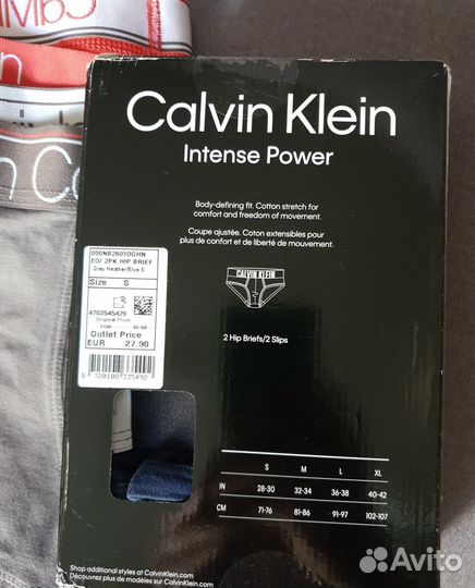 Трусы мужские Calvin Klein оригинал 3+2 шт