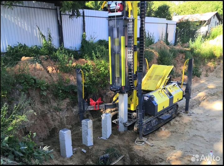 Сваи под ключ, установка