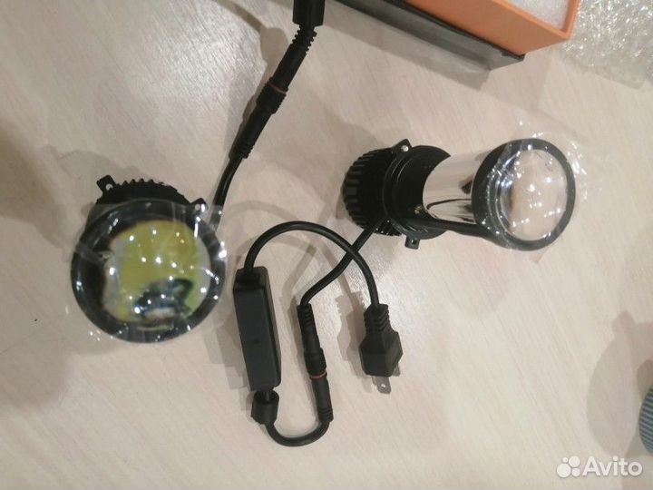 Светодиодные линзы mini led H4 (12-24v)