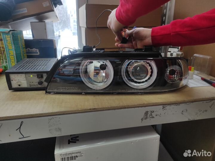 В наличии Фары BMW E39 дорест с глазками бмв е39