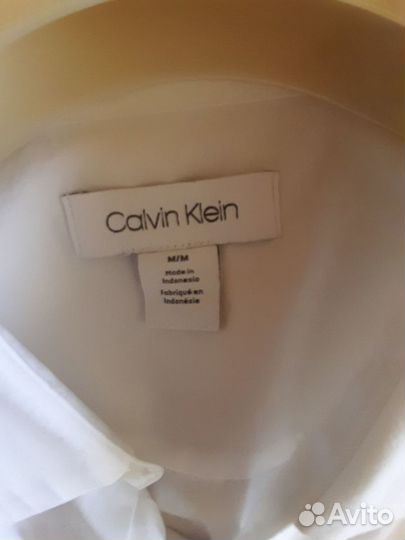 Рубашка блузка Calvin Klein, хлопок