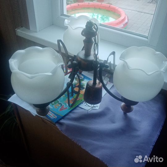 Люстра подвесная потолочная