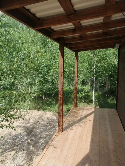 Дом 15 м² на участке 2 га