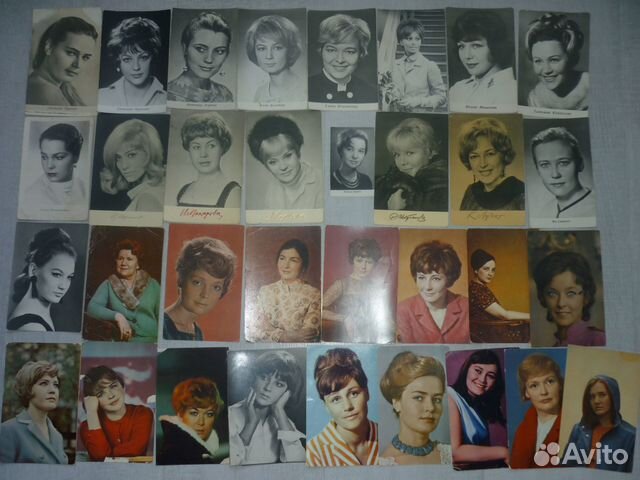 Открытки с артистами СССР