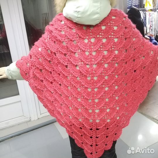 Шаль длинная