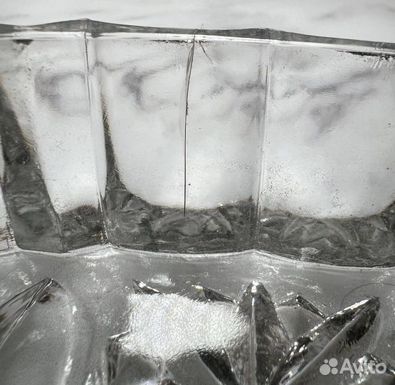 Хрустальный поднос/тарелка