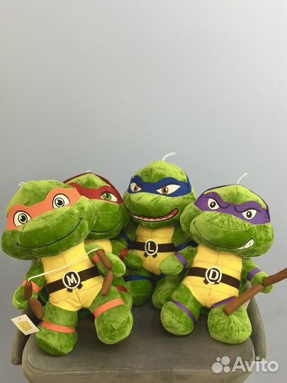 Черепашка-ниндзя мягкая игрушка