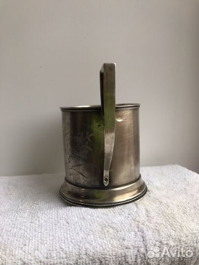 Подстаканник серебро 875