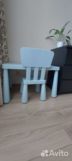 Детский стол и стул IKEA