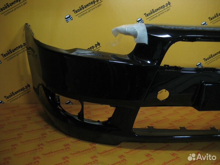 Бампер передний Mitsubishi Lancer 10 цвет Черный